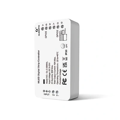 Image of GLEDOPTO WLED LED Light Strip Controller 5 24V WiFi APP Control Over 100 Dynamic Lighting Modes DIY 800 IC for RGB RGBW WS2812B WS2811 SK6812 TM1814 WS2813 WS2815 No Need Hub