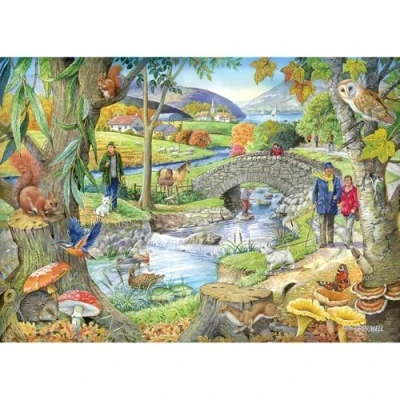 Image of 1000 Piece Jigsaw Puzzle Riverside Walk