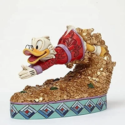 Image of Disney Traditions Treasure Dive Scrooge McDuck Figurine