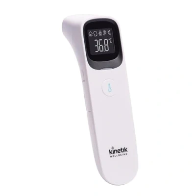 Image of Kinetik Wellbeing Smart Ear &amp; Forehead Non Contact Thermometer Medical for Adults Kids Used by the NHS Bluetooth Electronic Body Temperature Fever Monitor