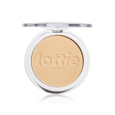 Image of Lottie London Ready Set! Go Pressed in Warm Translucent, Setting Powder infused with Hyaluronic Acid, Long wear &amp; Soft Focus Matte Finish