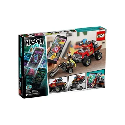 Image of LEGO 70421 Hidden Side El Fuego’s Stunt Truck Toy, AR Games App, Interactive Augmented Reality Ghost Playset for iphone/android