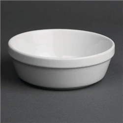 Image of Olympia Whiteware Round Pie Bowls 137mm (Pack of 6)