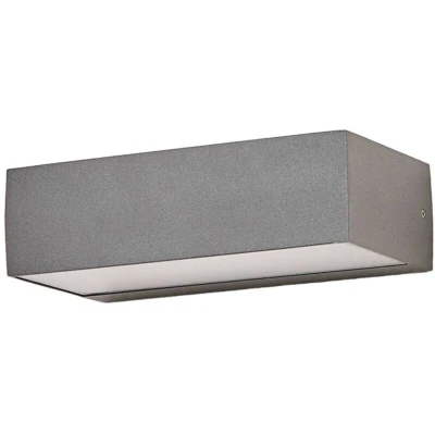 Image of Lucande LED outdoor wall lamp Lissi, 21 cm, anthracite, IP54