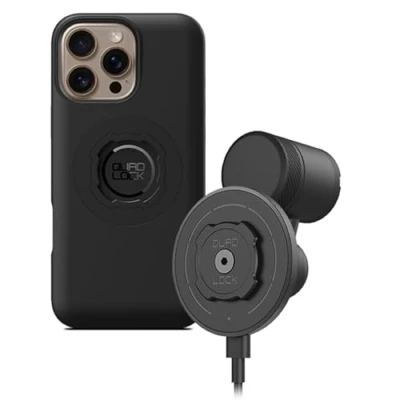 Image of Quad Lock Vent Car Phone Holder Kit with MAG Wireless Charging Head V2 and Case for iPhone 16 Pro Max