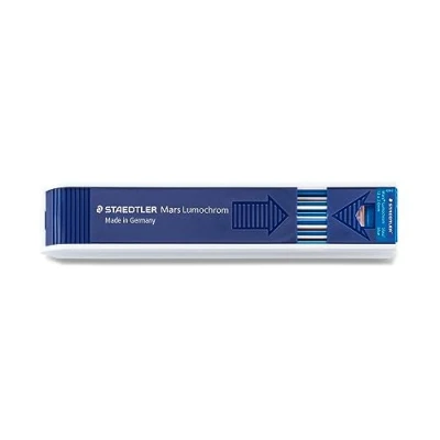 Image of Staedtler 204 3 Mars Lumochrome Colour Refill Blue with 12 Leads