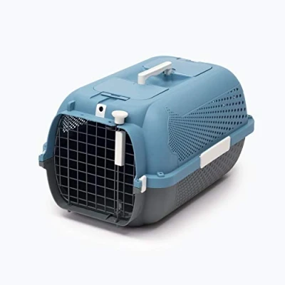 Image of Catit Voyageur Cat Carrier, Medium, Blue/Grey, 41385