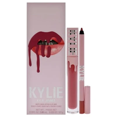 Image of Kylie Cosmetics Matte Lip Kit 3ml Liquid Lipstick + 1.1g Liner Snow Way Bae