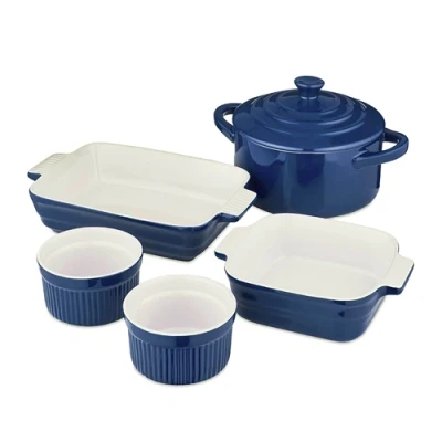 Image of Barbary &amp; Oak Ceramic Ovenware Gift Set Blue