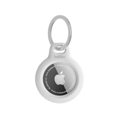 Image of BELKIN Secure AirTag Keyring White, White