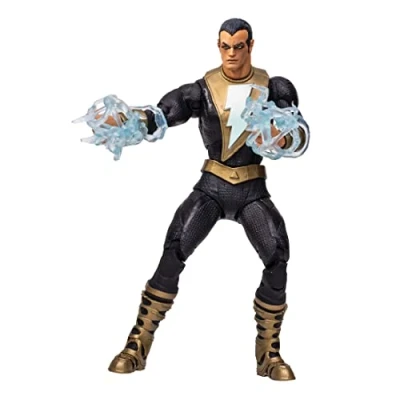 Image of McFarlane Toys, 7 Inch DC Endless Winter Black Adam Action Figure with 22 Moving Parts, Collectible Unique Character Card Ages 12+