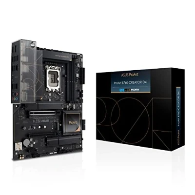 Image of ASUS PROART B760 CREATOR D4 Motherboard Socket Intel LGA1700 (ATX, PCIe 5.0, DDR4 Memory, 3x M.2, USB 3.2 Gen2x2, for Content Creator)