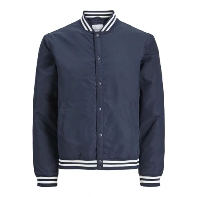 Image of Bestseller A/S Men&#039;s Jjwarrior College Bomber Jacket, Blazer Navy, L