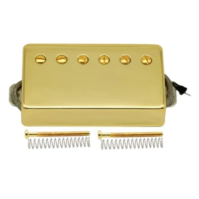 Image of FLEOR Alnico5 Guitar Humbucker Pickup Golden Neck Pickups Compatible with LP style Part