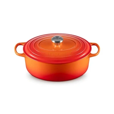 Image of Le Creuset Casserole Oval Signature Volcanic ø 31 cm / 6.3 Liter