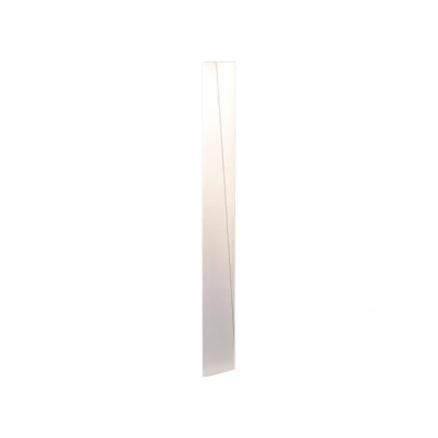 Image of Borgo LED Indoor Trimless Large Recessed Marker Wall Light Matt White