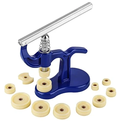 Image of Youyijia Watch Press Tool 13Pcs Back 18mm to 50mm Set with 12pcs Fitting Dies for Battery Replacement Repair Kit