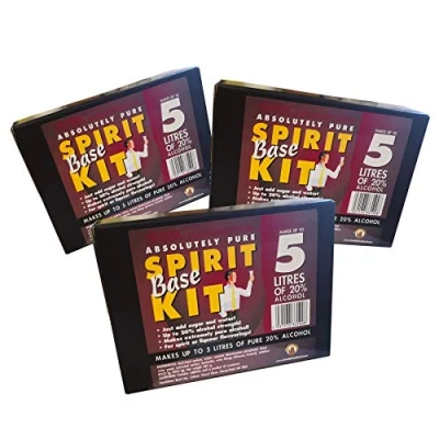 Image of 3X Alcotec Pure Spirit Kit 5L 20% High Alcohol Base Home Brew No Still Moonshine