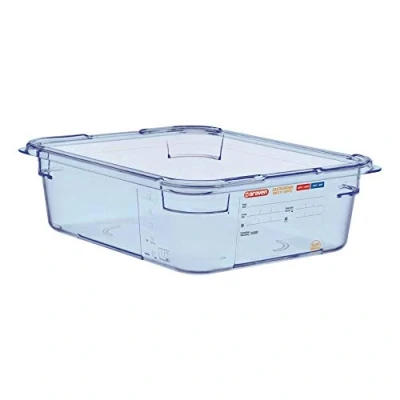 Image of Araven ABS (BPA Free) Blue Container GN 1/2 100mm