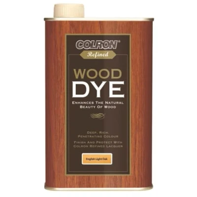 Image of Colron Refined Wood Dye 250ml English Light Oak