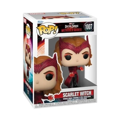 Image of Funko POP! Marvel: Scarlet Witch Doctor Strange Collectable Vinyl Figure Gift Idea Official Merchandise Toys for Kids &amp; Adults Movies Fans Model Collectors and Display