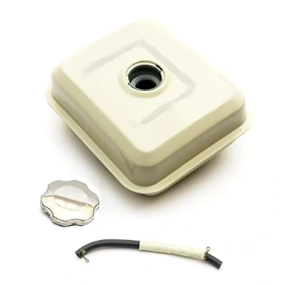 Image of Petrolscooter Non OEM Petrol Fuel Tank + Cap Pipe White Compatible/Replacement For 160cc Engine Wacker Plate