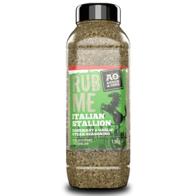 Image of Angus &amp; Oink Italian Stallion BBQ Seasoning Rub Inspired by Northern Flavours Perfect for Steak, Lamb Pizza 1.1kg