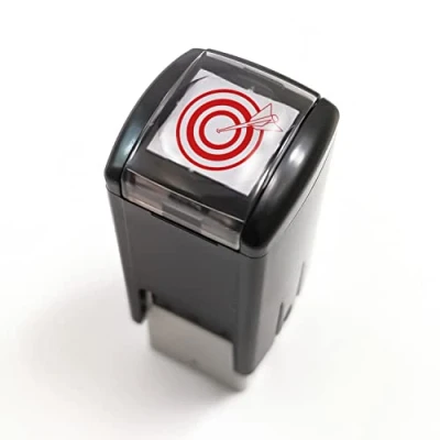 Image of Target Achieved Pre Inked School Teachers Positive Feedback Marking Stamper Stamp 10mm Primary Teaching Services