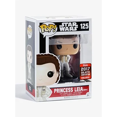 Image of Star Wars 604330 Pop Vinyl 125 Princess Leia Hoth Celebration 2017 Action Figures