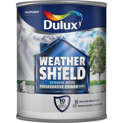 Image of Dulux Retail Weathershield Exterior Preservative Primer Plus 750ml