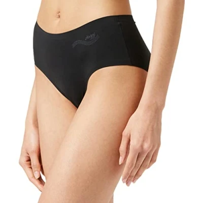 Image of Sloggi Women&#039;s ZERO One Midi Briefs, BLACK, S