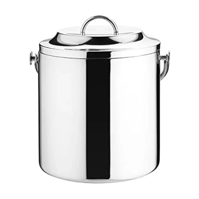 Image of Insulated Ice Pail Stainless Steel Champagne Bowl Beer Wine Cooler