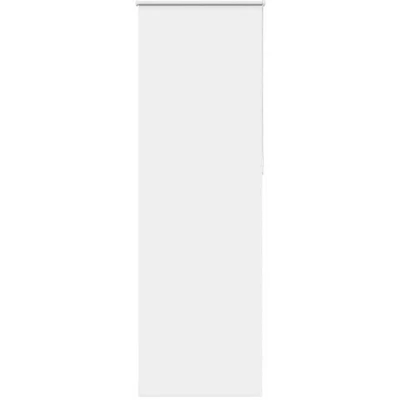 Image of vidaXL Roller Blind Blackout White 85x210 cm Fabric Width 80.7 Polyester
