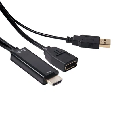 Image of Club 3D CAC 2330 Videoanschluß DisplayPort/HDMI 18 cm, black