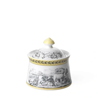 Image of Villeroy &amp; Boch Audun Ferme 0.30 Litre Sugar/Jampot, 6 Persons