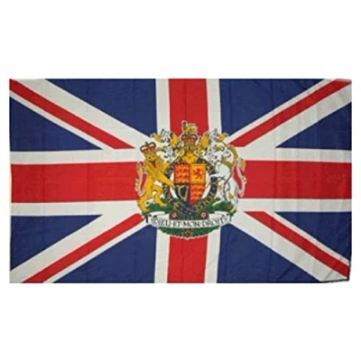 Image of Union Jack (Crest) Flag 5ft x 3ft