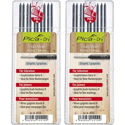 Image of Pica PM FA Dry Lead Set for Joiners SB 2, Graphit Mine 4050 20 STK