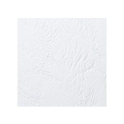 Image of GBC LeatherGrain Binding Covers 250gsm A5 White (Pack of 100)