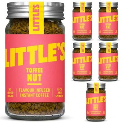 Image of Little&#039;s Toffee Nut Instant Coffee Pack of 6