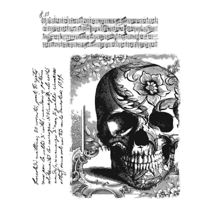 Image of Tim Holtz Cling Stamps 7&quot;X8.5&quot; Gothic Tapestry