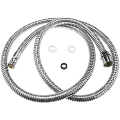 Image of YINETTECH New Home Kitchen Pull Out Flexible Spray M15 Hose Basin Bath Tap Replacement, 1.5M