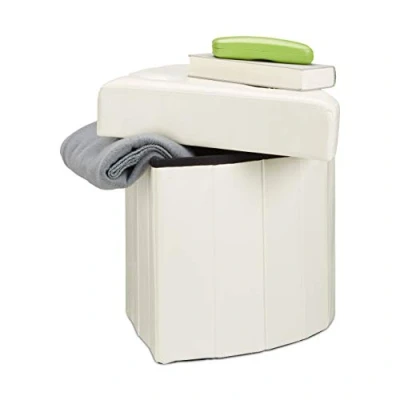 Image of Relaxdays Corner Storage Ottoman, 38 x cm