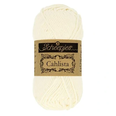 Image of Scheepjes Cahlista 130 Old Lace Yarn 10x50g