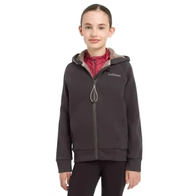 Image of LeMieux Young Rider Hollie Lined Childrens Hoodie Cinder 13 14 Years