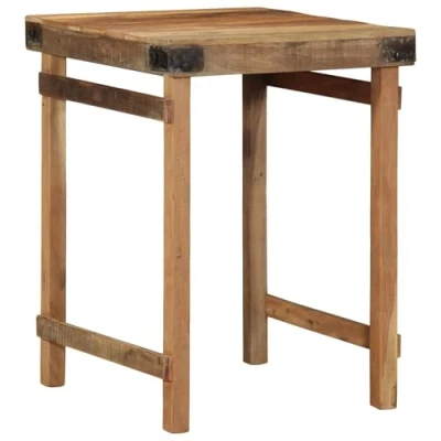 Image of vidaXL Dining Table 55x60x76 cm Solid Wood Reclaimed