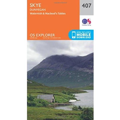 Image of Explorer 407 Skye Dunvegan Map With Digital Version