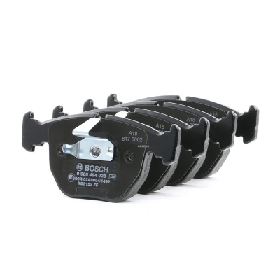 Image of 34111163307, 34111165227, 34112229031, 34112282090, 34112282166 Brake pad set BOSCH 0 986 494 028 BMW: 5 Saloon, X5, 7