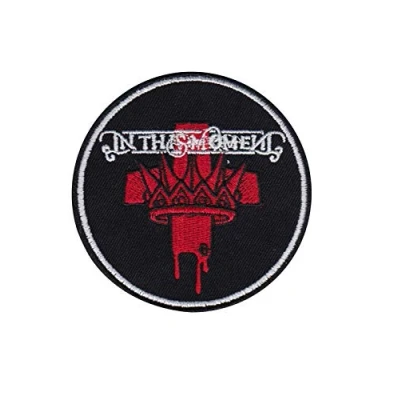 Image of In This Moment Crown Metalcore Patch Badge Embroidered Iron on Applique Souvenir Accessory