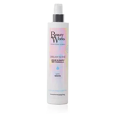 Image of Beauty Works Dream Shine 300ml Leave In Blow Dry Anti Frizz Humidity Spray