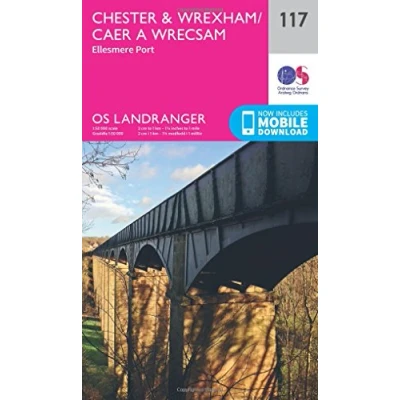 Image of Landranger 117 Chester &amp; Wrexham Map